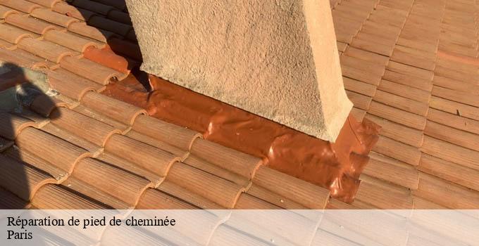 Réparation de pied de cheminée 75 Paris  Léon Ramoneur