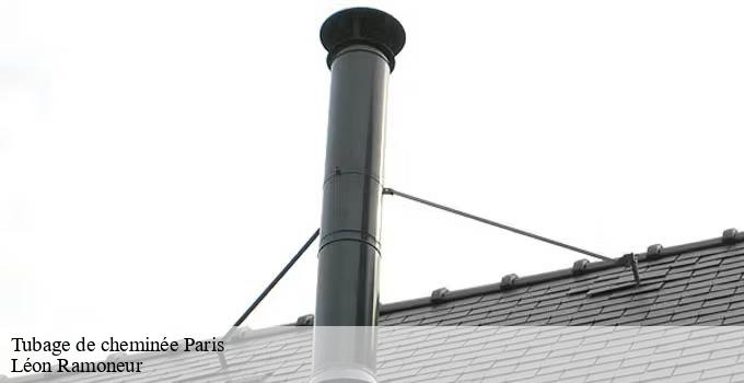 Tubage de cheminée paris-75000 Léon Ramoneur