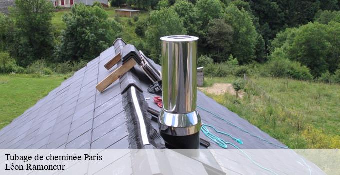 Tubage de cheminée paris-75000 Léon Ramoneur