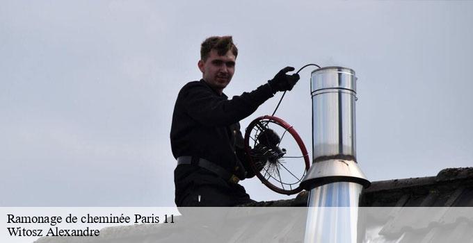 Ramonage de cheminée  paris-11-75011 Witosz Alexandre