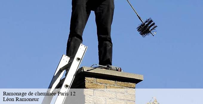 Ramonage de cheminée paris-12-75012 Léon Ramoneur