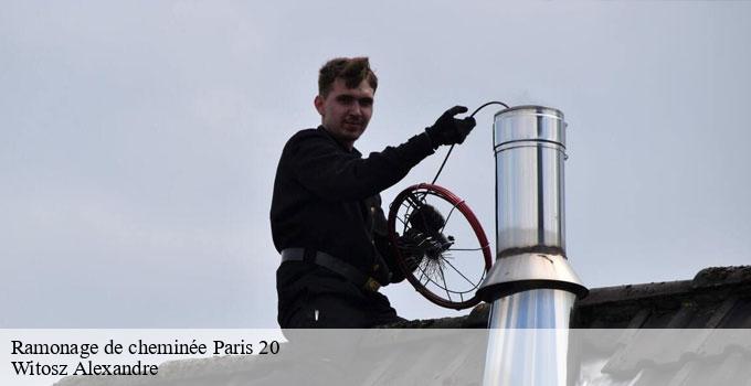 Ramonage de cheminée paris-20-75020 Witosz Alexandre