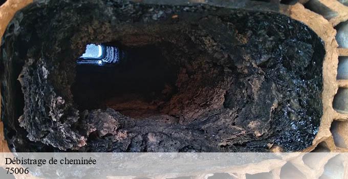 Débistrage de cheminée paris-6-75006 Léon Ramoneur