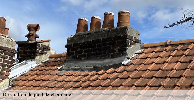 Réparation de pied de cheminée paris-8-75008 Léon Ramoneur