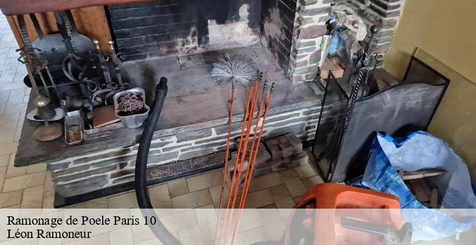 Ramonage de Poele paris-10-75010 Léon Ramoneur